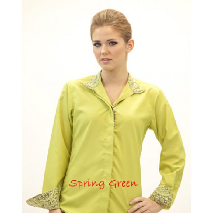 Fashionable Wrap Collar Shirt 68700